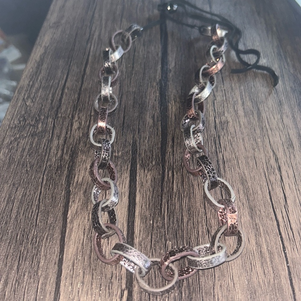 LOGO adjustable necklace